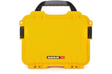 Image of Nanuk 904 Protective Hard Case, 10.2in, Waterproof, Yellow, 904S-000YL-0A0