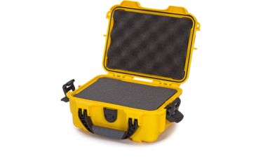 Image of Nanuk 904 Protective Hard Case w/ Cubed Foam, 10.2in, Waterproof, Yellow, 904S-010YL-0A0