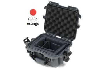 Image of Nanuk 905 Water/Crush Proof Case w/Padded Divider - Orange, 905S-020OR-0A0