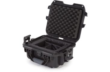 Image of Nanuk 905 Water/Crush Proof Case w/Padded Divider - Black, 905S-020BK-0A0