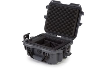Image of Nanuk 905 Water/Crush Proof Case w/Padded Divider - Graphite, 905S-020GP-0A0