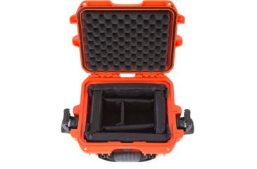 Image of Nanuk 905 Water/Crush Proof Case w/Padded Divider - Orange, 905S-020OR-0A0