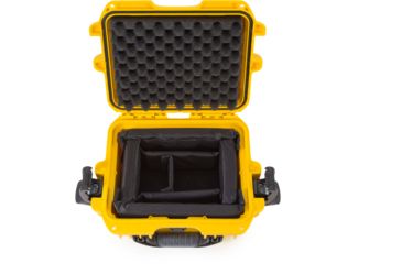 Image of Nanuk 905 Water/Crush Proof Case w/Padded Divider - Yellow, 905S-020YL-0A0