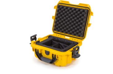 Image of Nanuk 905 Water/Crush Proof Case w/Padded Divider - Yellow, 905S-020YL-0A0