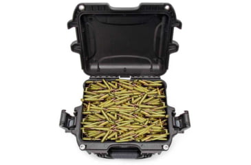Image of Nanuk 908 Ammo Case, 12.5in, Black/White, Small, 908S-000BK-PA0-AMM01