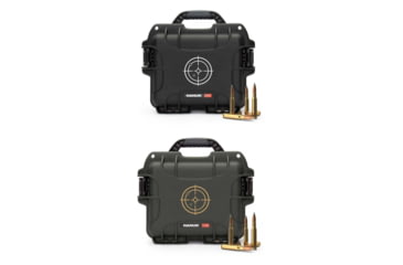 Image of Nanuk 908 Ammo Case, Black/White, Olive