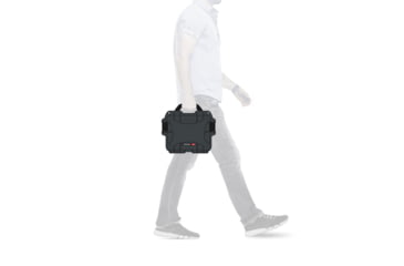 Image of Nanuk 908 Case with Padded Divider, Graphite, Small, 908S-020GP-0A0