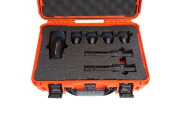 Image of Nanuk 910 Protective Hard Case, 14.3in, Waterproof, w/ Foam, Orange, 910S-010OR-0A0
