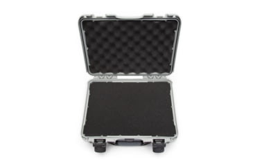 Image of Nanuk 910 Protective Hard Case, 14.3in, Waterproof, w/ Foam, Silver, 910S-010SV-0A0