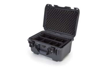 Image of Nanuk 918 Hard Case w/ Padded Divider, Graphite, 918S-020GP-0A0