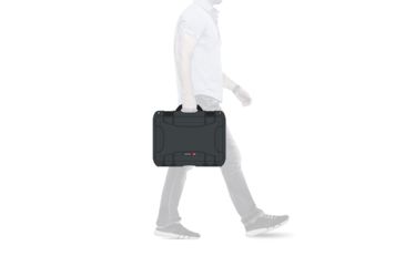 Image of Nanuk 918 Hard Case w/ Padded Divider, Graphite, 918S-020GP-0A0