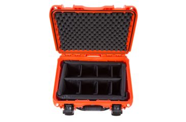 Image of Nanuk 918 Hard Case w/ Padded Divider, Orange, 918S-020OR-0A0