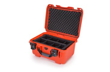 Image of Nanuk 918 Hard Case w/ Padded Divider, Orange, 918S-020OR-0A0