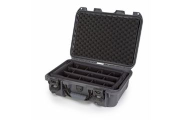 Image of Nanuk 920 Water/Crush Proof Case w/Padded Divider - Graphite, 920S-020GP-0A0