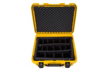 Image of Nanuk 933 Hard Case w/ Padded Divider, 19.9in, Yellow, 933S-020YL-0A0