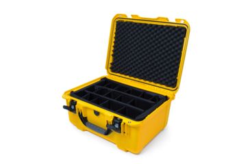 Image of Nanuk 933 Hard Case w/ Padded Divider, 19.9in, Yellow, 933S-020YL-0A0