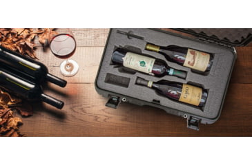 Image of Nanuk 935 Case with Foam Insert for 3 Wine Bottles, Black, 935S-080BK-0A0-20192