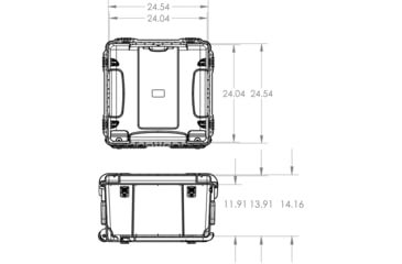 Image of Nanuk 970 Case with Padded Divider, Black, 970S-020BK-0A0