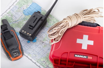 Image of Nanuk Case 904 w/First Aid Logo, Red, Small, 904S-000RD-PA0-FSA01