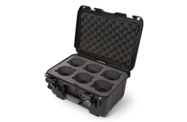 Image of Nanuk Case 918 w/foam insert for 6 Lens, Black, Medium, 918S-080BK-0A0-19337