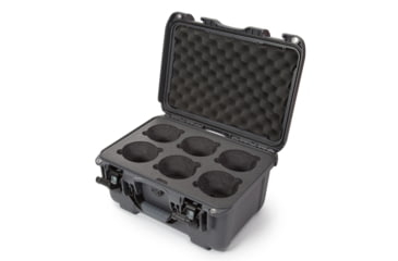 Image of Nanuk Case 918 w/foam insert for 6 Lens, Graphite, Medium, 918S-080GP-0A0-19337