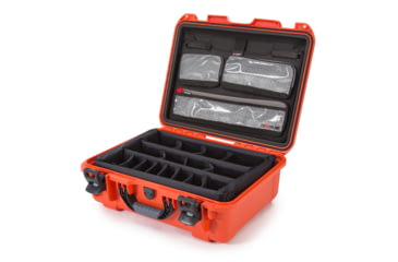 Image of Nanuk Case 930 w/lid org. w/divider, Orange, Large, 930S-060OR-0A0