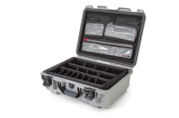 Image of Nanuk Case 930 w/lid org. w/divider, Silver, Large, 930S-060SV-0A0