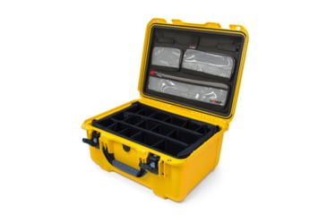 Image of Nanuk Case 933 w/lid org./divider, Yellow, Large, 933S-060YL-0A0