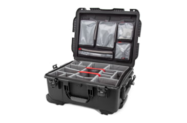 Image of Nanuk Case 955 w/lid org. - w/divider, Black, Large, 955S-060BK-0A0