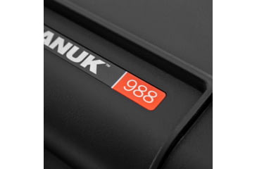 Image of Nanuk Case 988 w/Padded Divider, Black, Large, 988S-020BK-0A0