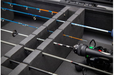 Image of Nanuk Case 990 w/Foam For Ice Fishing Rod, Black, Large, 990S-081BK-0A0-C0666