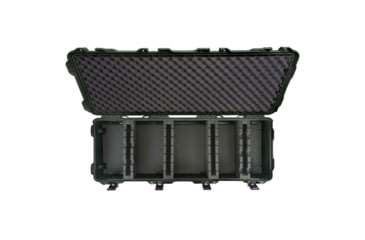 Image of Nanuk Case 990 w/Foam For Ice Fishing Rod, Olive, Large, 990S-081OL-0A0-C0666