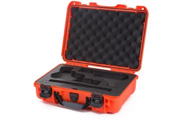 Image of Nanuk 910 2Up Classic Hard Gun Case, 14.3in, Orange, Medium, 910S-080OR-0K0-18008