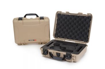 Image of Nanuk Hard Gun Case W/Foam Insert For Glock 2Up, 14.3in, Tan, Medium, 910S-080TN-0J0-18002