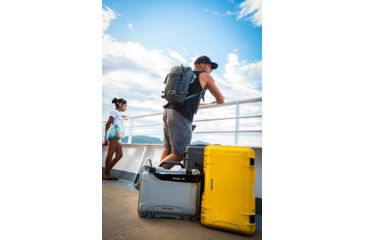Image of Nanuk 935 Protective Hard Case w/ Customizable Foam Insert, 22in, Yellow, 935S-010YL-0A0