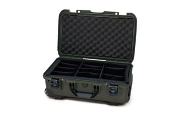 Image of Nanuk 935 Protective Hard Case w/ Padded Divider, 22in, Olive, 935S-020OL-0A0
