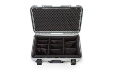 Image of Nanuk 935 Protective Hard Case w/ Padded Divider, 22in, Silver, 935S-020SV-0A0