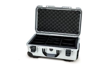 Image of Nanuk 935 Protective Hard Case w/ Padded Divider, 22in, Silver, 935S-020SV-0A0