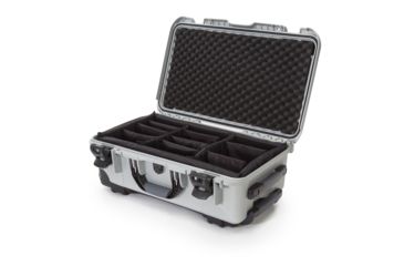 Image of Nanuk 935 Protective Hard Case w/ Padded Divider, 22in, Silver, 935S-020SV-0A0