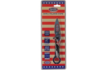 Image of National Hot Rod Association Flag Linerlock A/O Blue, NHRA54BL