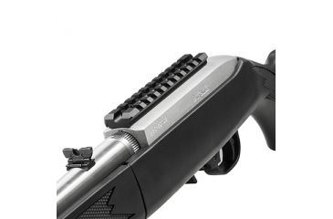 Image of NCSTAR 10/22 Receiver Picatinny Rail, Black, Gen 2 MRUB1022V2