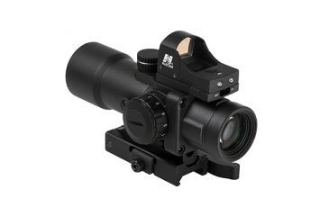Image of NcSTAR 3.5X32 CPO Scope w/ Micro Green Dot SEECPRQ3532GG