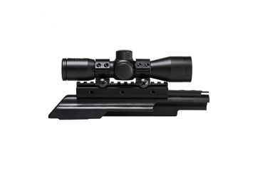 Image of NcSTAR Ak Combo/Tri-Mount/4X30 Compact Scope P4 Sniper Reticle, Black KAKSC430B-A