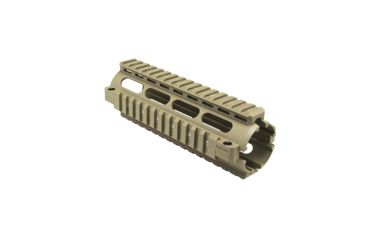 Image of NcSTAR AR15 Carbine Length Picatinny Quadrail Handguard, Tan MAR4ST