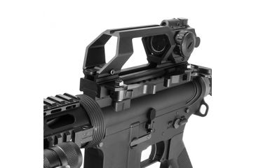 Image of NcSTAR Gen II Carry Handle/Micro Dot Combo w/ Green Dot/Red Laser Sight, Black VMDCHVDGRLB-A