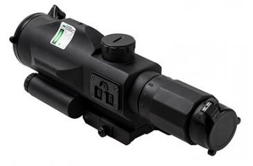 Image of NcSTAR GEN3 SRT 3X-9X Rubber Armored Mil-Dot Rifle Scope w/ Green Laser,Black VSRTM3940GV3