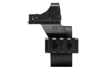 Image of NcSTAR Shotgun Barrel/Mag Tube Micro-Dot/Rail Mount, Black, Mossberg 500/590 MSHBDMOSR