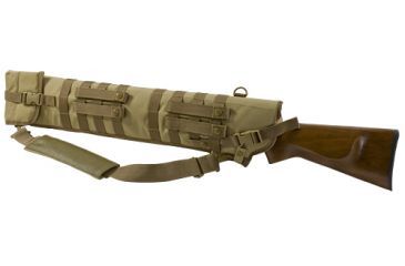 Image of NCStar Tactical Shotgun Scabbard Holster w/ Padding, Zippered Opening - Tan CVSCB2917T