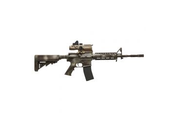 Image of NcSTAR Ultimate Sighting System Gen3 3-9x40 Rifle Scope,Red Micro Dot,Mil Dot Reticle,Red/Blue Illumination,Green Lens, Tan, VSTM3940GDV3T