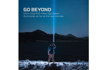 Image of Nebo Luxtreme MZ60 Blueline Li-ion 21700 Rechargeable Battery 1000 Lumens LED Flashlight